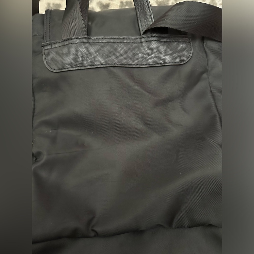 Rue21 Nylon Flap Top Cinch Backpack in Black - Picture 12 of 17